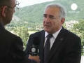 IMF Chief Dominique Strauss-Kahn Discusses Global Outlook at G8 Summit, July 8, 2009 (via Euronews TV).