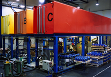 Usine de production de lubrifiants en Pologne, l’un des pays a avoir bénéficié du récent renforcement des prêts destinés à contrecarrer la crise mondiale (photo : Patrice Latron/Corbis)