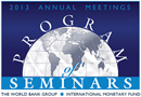 2013 WGB/IMF Program of Seminars