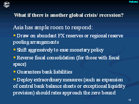 What if there is another global crisis/recession?