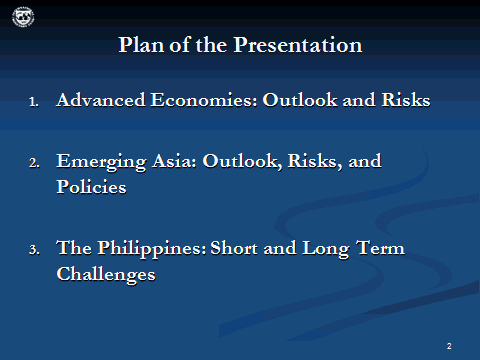 Plan of the Presentation