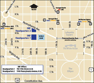 Carte du siège du FMI