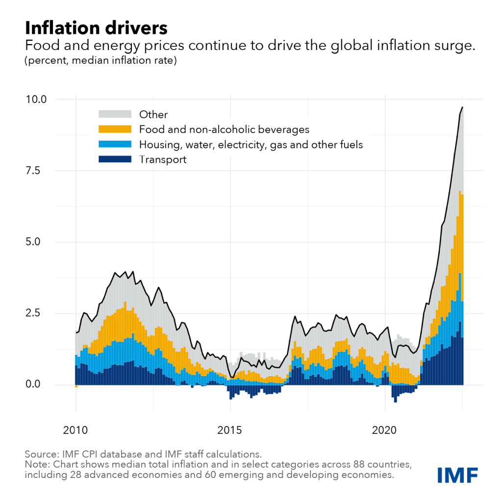 How Food and Energy are Driving the Global Inflation Surge