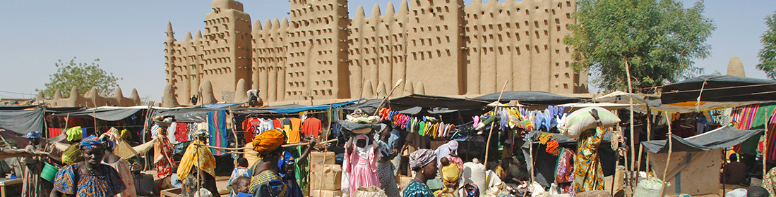 African market, Djenne, Mali, West Africa