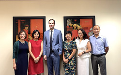 Photo: IMF Office in Vietnam. (From left to right): Van-Anh Nguyen, My-Le Nguyen, Jochen Schmittmann, Nga Kim Ha , Hai Hoang, Dai-Quang Du
