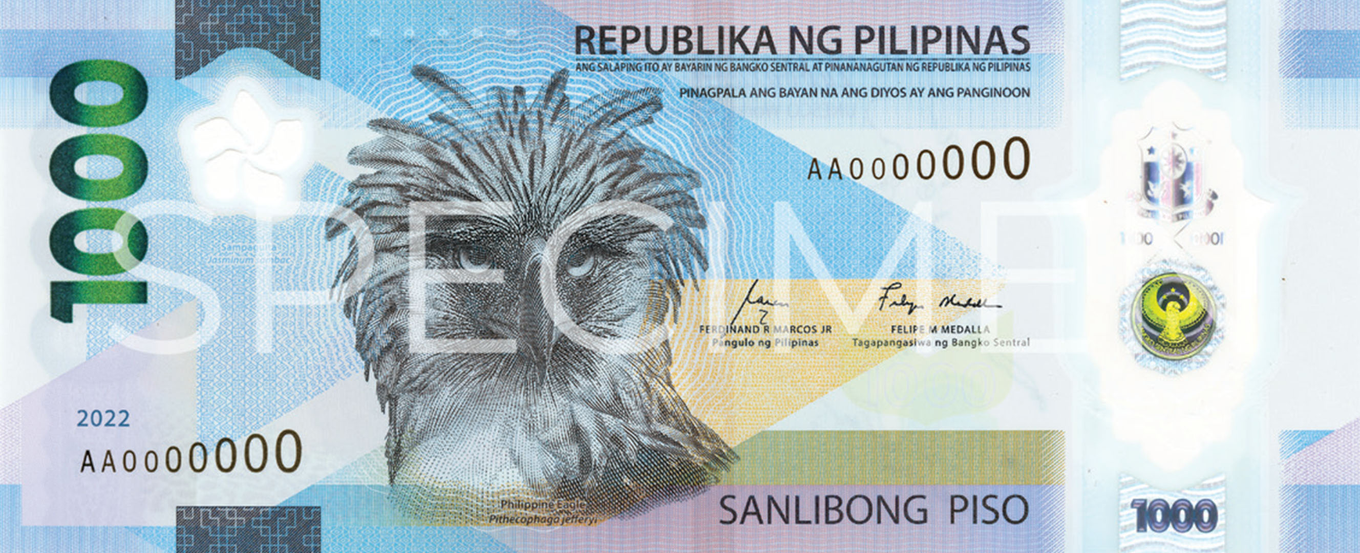 The Philippines’ new 1,000 peso banknote was released last year.