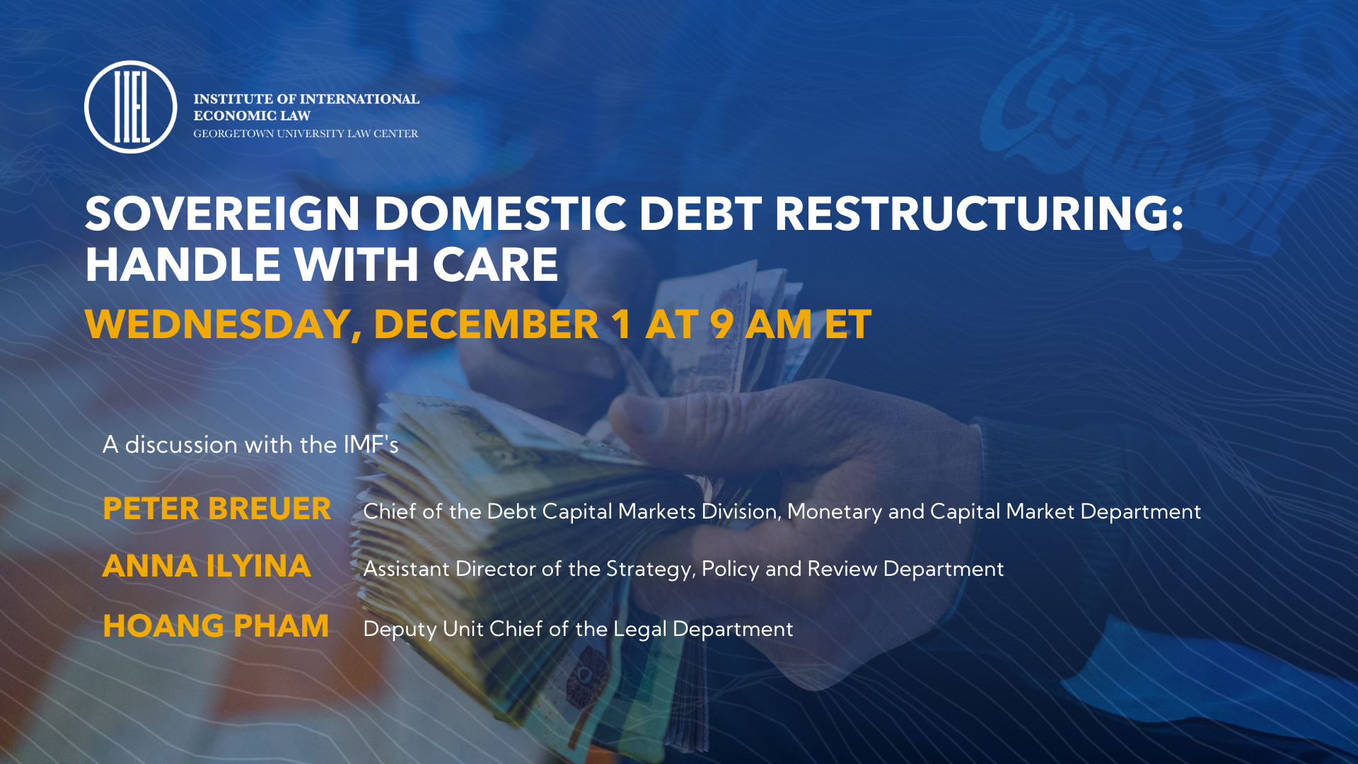 Sovereign Domestic Debt Restructuring: Handle with Care, IMF / Georgetown, December 1, 2021
