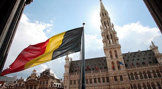 The Grand Palace in Brussels, Belgium: the country hosts several institutions that provide global services for the settlement of transactions, custody, and payments (photo: Caro/Rupert Oberhaeuser/Newscom)