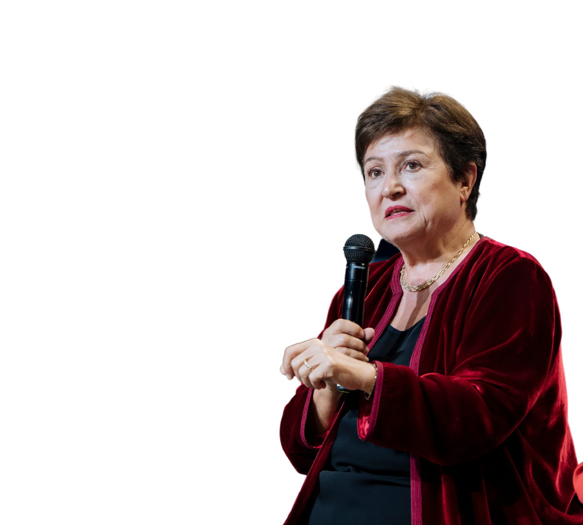 Managing Director Kristalina Georgieva  participates in the Joint Climate Seminar during the 2023 Annual Meetings