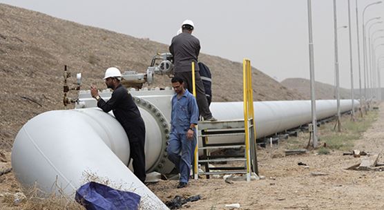 Oléoduc en Iraq. La croissance dans les pays exportateurs de pétrole de la région MOANAP reste modérée en raison du bas niveau des prix du pétrole (Photo: REUTERS/Newscom)