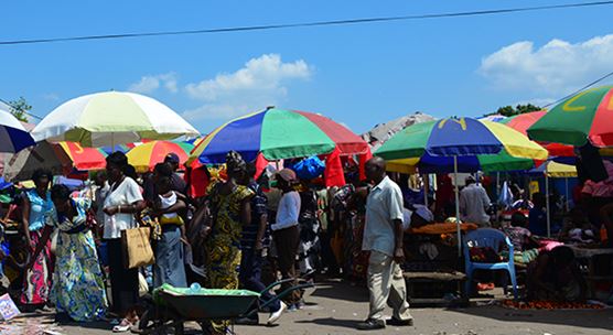 Road side market, Brazzaville Congo