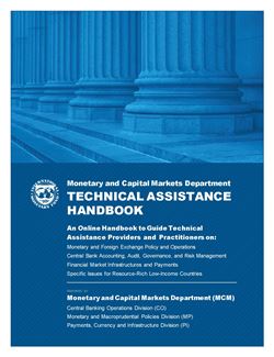 Monetary and Capital Markets Department: Technical Assistance Handbook