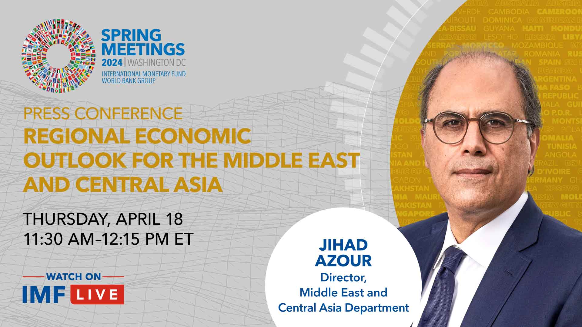 Press Conference: Regional Economic Outlook: Middle East and Central Asia, April 2024