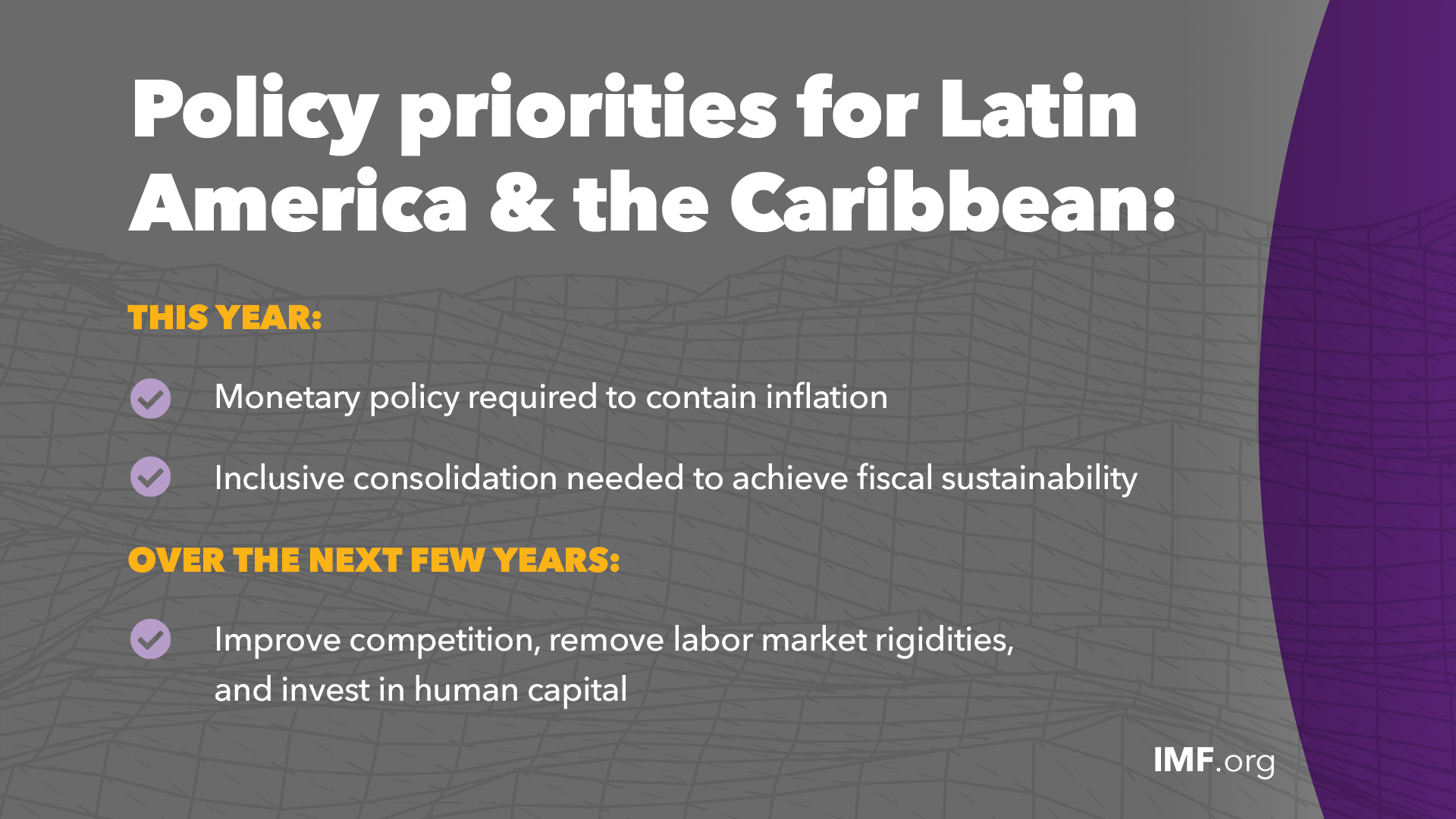 Policy priorities for Latin America & the Caribbean - April 2022