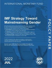 IMF Strategy Toward Mainstreaming Gender
