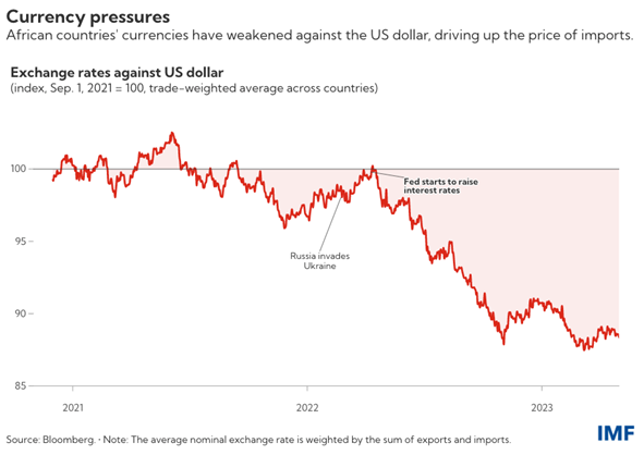 African currencies blog visual.