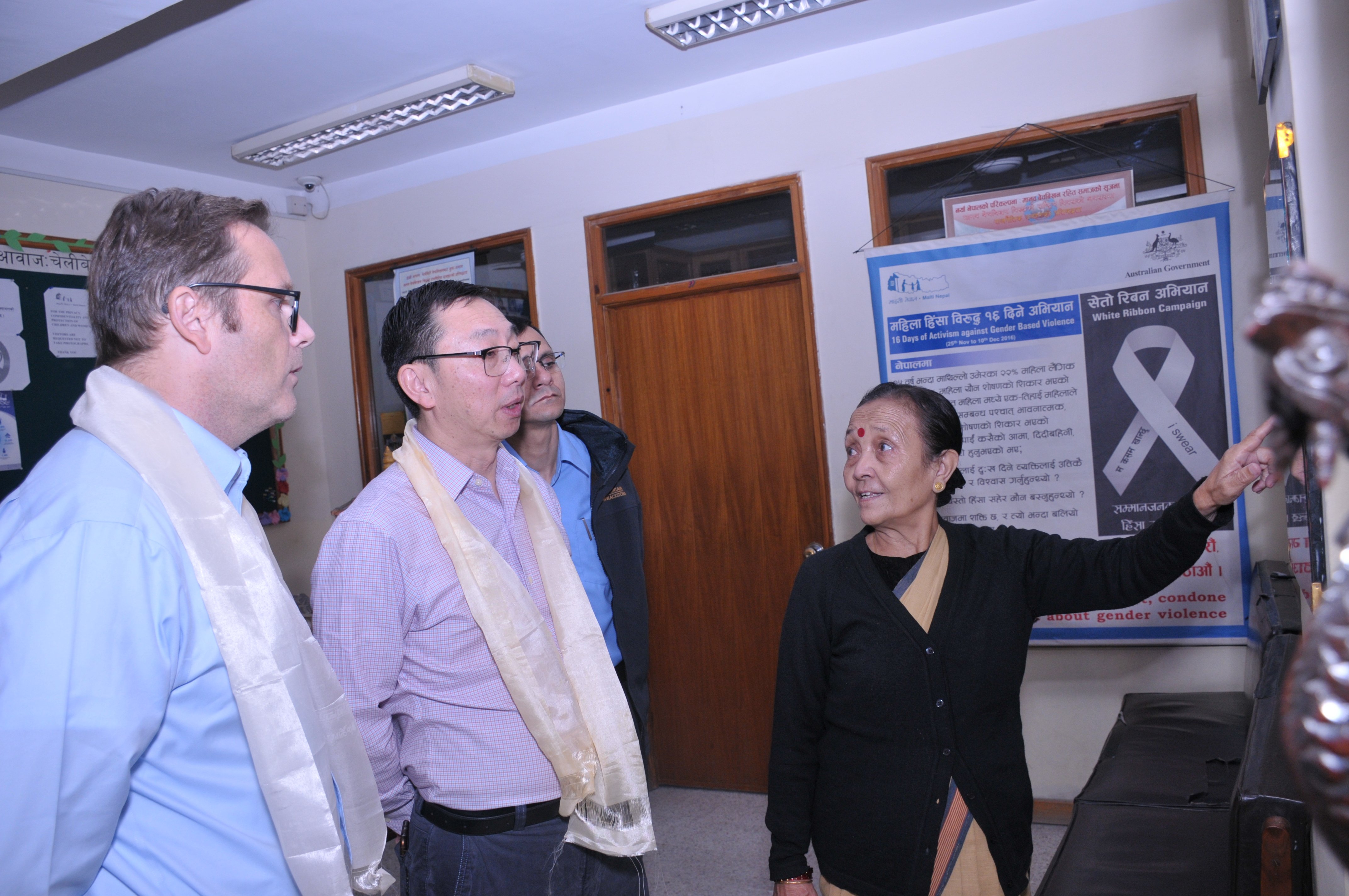 Tao Zhang visiting Maiti