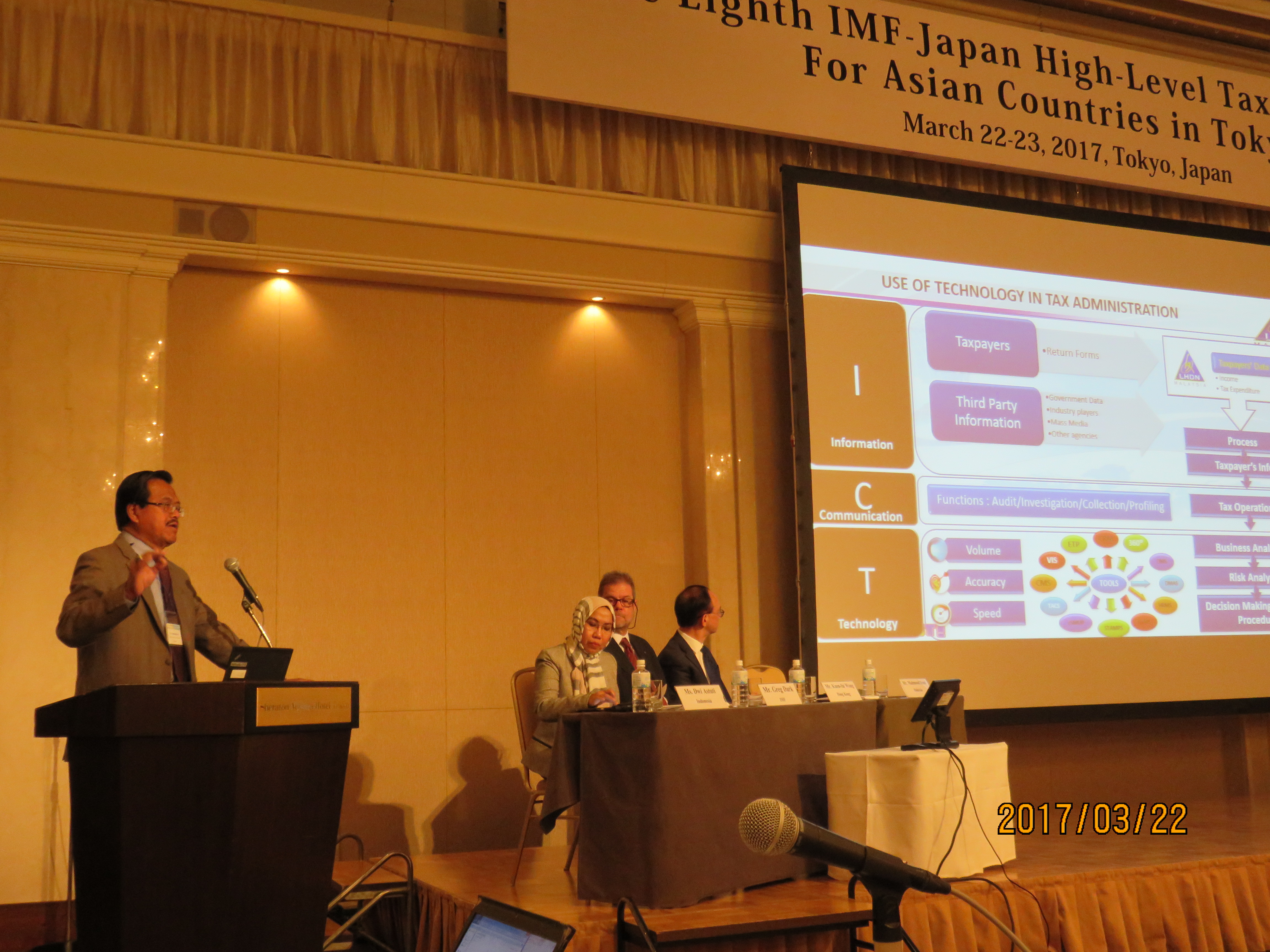 Photo: The Eighth IMF-Japan High-Level Tax Conference For Asian Countries in Tokyo, March 2017