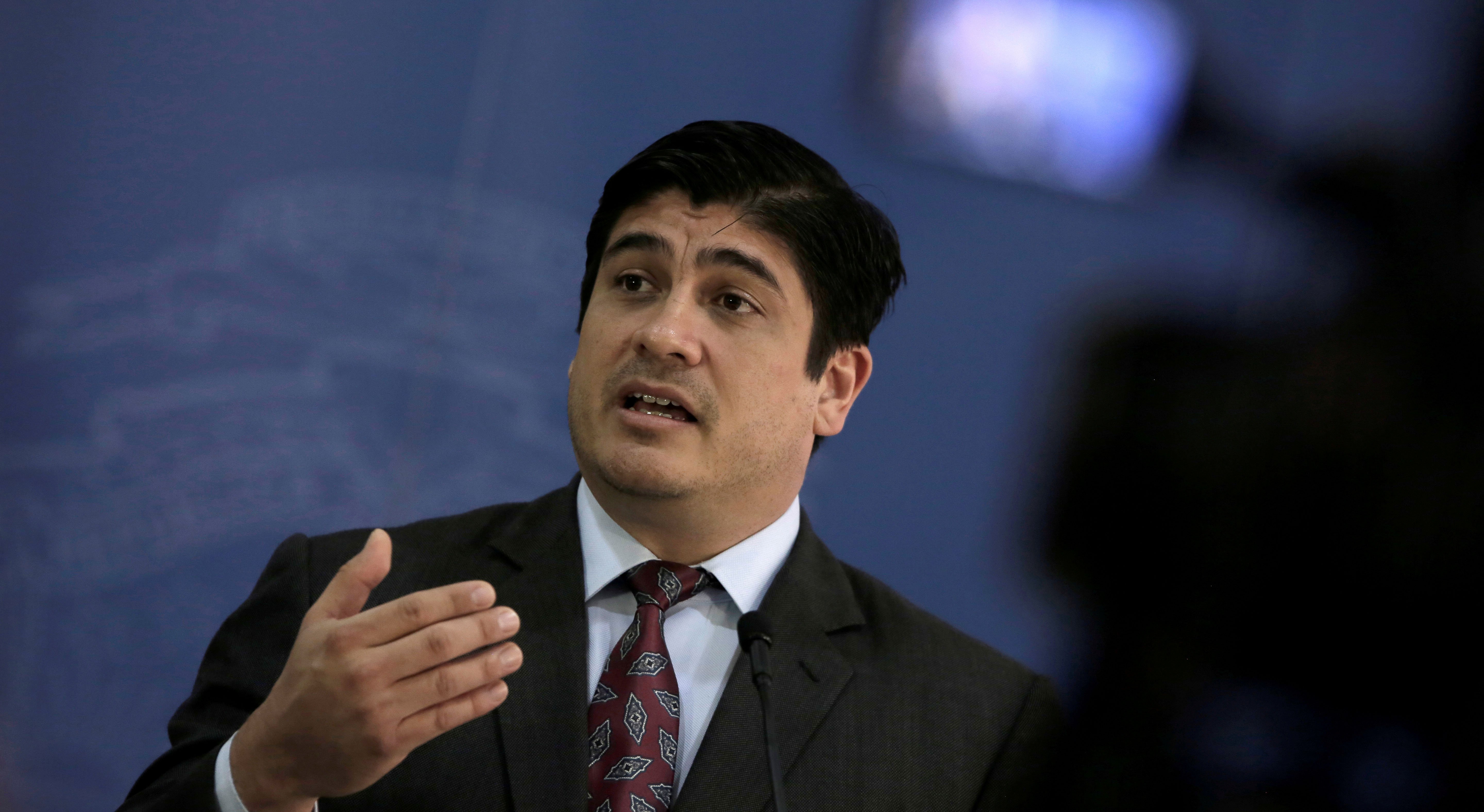 Costa Rica’s President, Carlos Alvarado Quesada: "We cannot fight climate change alone." (photo: Juan Carlos Ulate Reuters Newscom)