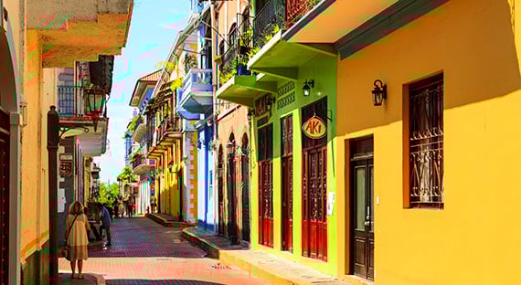 Panama City. Panama's converging to US living standards faster than any other country in the region. (photo: Photoservice by Getty Images)