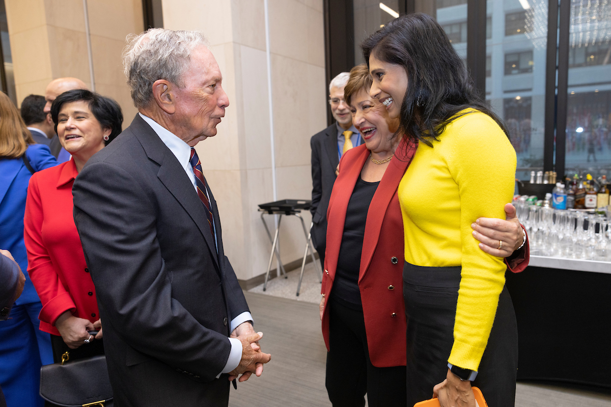Bloomberg meets with Georgieva and Gopinath 