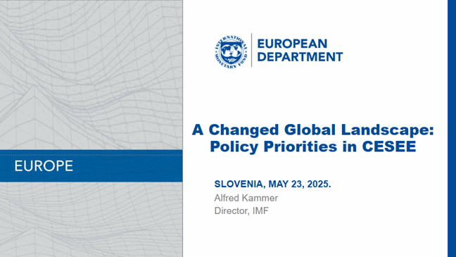 Speech by Alfred Kammer, Director, European Department of the IMF -- Slovenia -- Chart 01