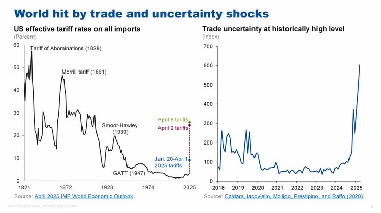 World hit by trade and uncertainty shocks