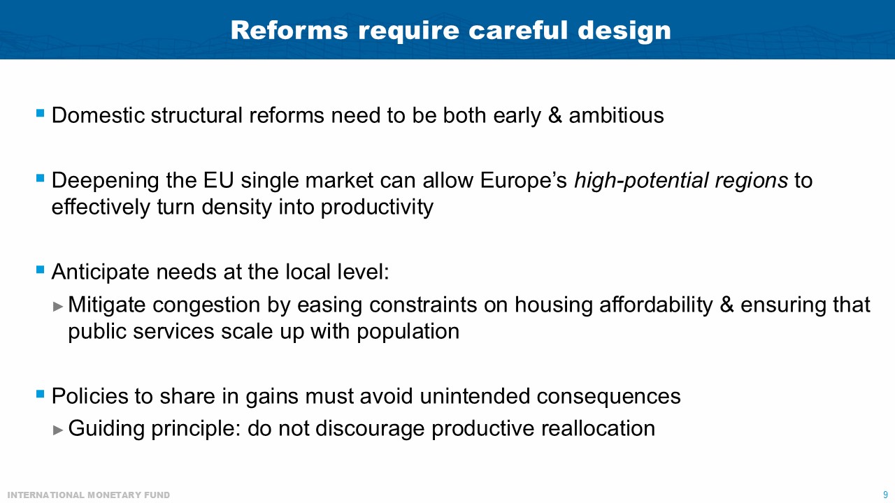 Alfred Kammer, Director, IMF European Department; Making European Reforms a Success on the Ground, November 13, 2025