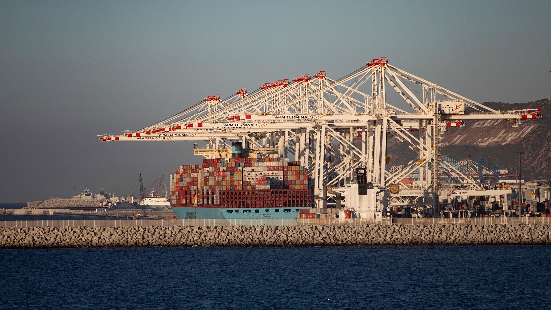 Tanger Med Port, northern Morocco. September, 2019 - photo by Jake Lyell for the IMF.