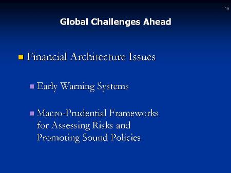 Text Slide: Challenges Ahead