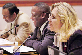 Paul Tennassee, Ambassador Antoine and Caroline Anstey