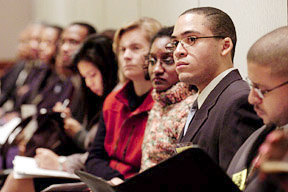 Audience at IMF Economic Forum on Grenada