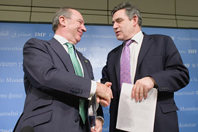 Mr. de Rato and Mr. Brown