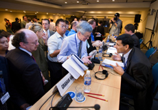 Press approaching Mr. Rajan