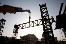 India’s Quadrilateral Highway which will connect four major Indian cities.  Reforms are needed to facilitate infrastructure investment, says the IMF (photo: Ed Kashi/Corbis) 