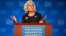 Lagarde: A second fundamental transition is taking place in the global financial sector (IMF photo) 