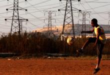 Power transmission lines in Soweto, South Africa, where energy shortages are major factor in economic underperformance (photo: David Gray/Reuters/Corbis) 
