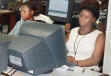 Claims processing center in Accra, Ghana, where sharp contractions in industrial, service sectors helped slow growth in 2014 (photo: Ron Ennis/KRT/Newscom) 