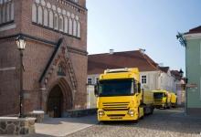 Fuel trucks in Tartu, Estonia. Cheaper oil has given a boost to Baltic countries (photo: Jaak Nilson/Spaces Images/Corbis) 