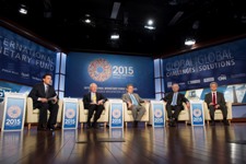 IMF-World Bank Spring Meetings, Washington, DC. Seminar panelists discuss the domestic and global factors working against the goals of central banks around the world (photo: IMF) 