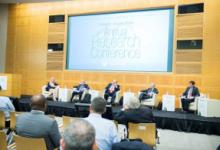 The conference concluded with a lively exchange among policy experts: (1-r): Lael Brainard, Paul Krugman, Adam Posen, Claudio Borio, and Maurice Obstfeld (photo: IMF) 