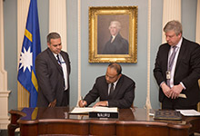 Nauru signs into IMF membership: while taking a big step onto the global stage, the country still faces a number of challenges common to small islands (photo: IMF) 