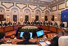 IMF Managing Director Christine Lagarde participates in a high-level regional roundtable in Astana, Kazakhstan on new economic challenges facing the region (photo: Isturgan Aldauyev) 