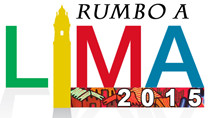 El logotipo Rumbo a Lima intenta expresar la cultura peruana a través de sus colores, iconos y tradiciones, a la vez que introduce un estilo más moderno y elegante en su tipografía.