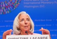 Christine Lagarde : les lignes sont en train de bouger sur le plan de la croissance &eacute;conomique, ce qui affecte en particulier les pays avanc&eacute;s et les pays &eacute;mergents, tandis que la physionomie du secteur financier est en train de changer (photo: Stephen Jaffe/IMF) 