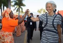Christine Lagarde &agrave; Maputo 