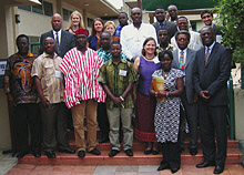 Some of the participants of the IMF, World Bank and WCC meeting in Accra, Ghana.