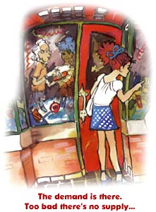 The demand is there. Too bad there&rsquo;s no supply...