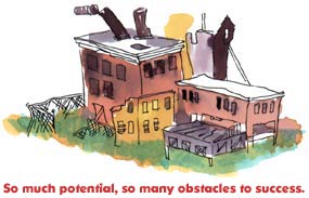 So much potential, so many obstacles to success.