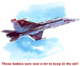 These babies sure cost a lot to keep in the air!